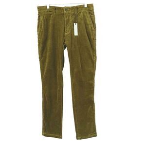 Taylor Stitch Democratic Foundation Pant Olive Cord Green Corduroy Men’s